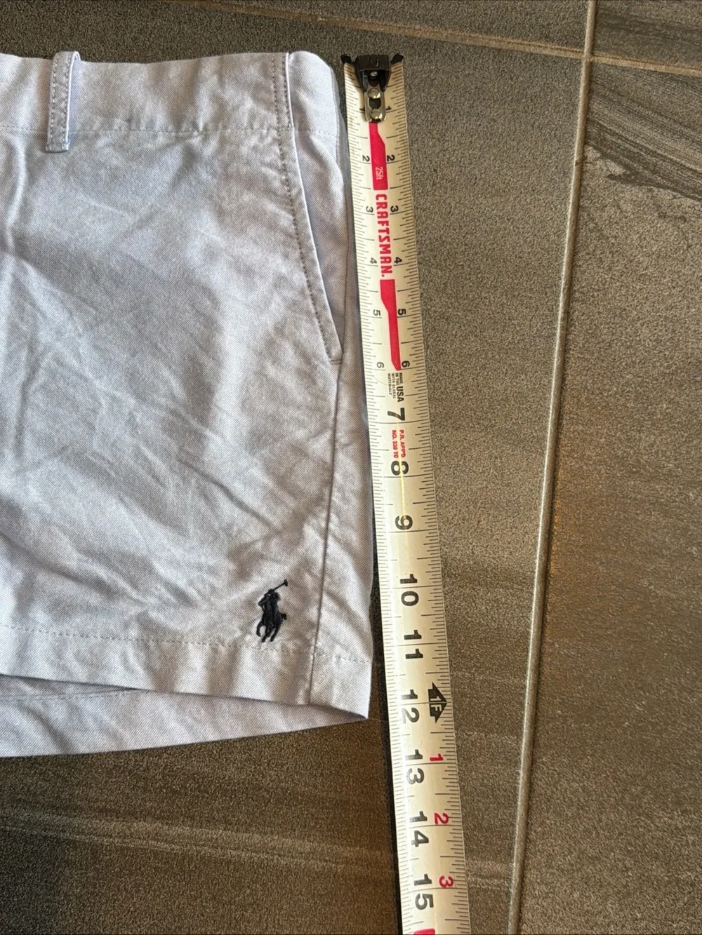 Polo Ralph Lauren Women’s Light Blue Shorts Size 6 Resort 100% Cotton